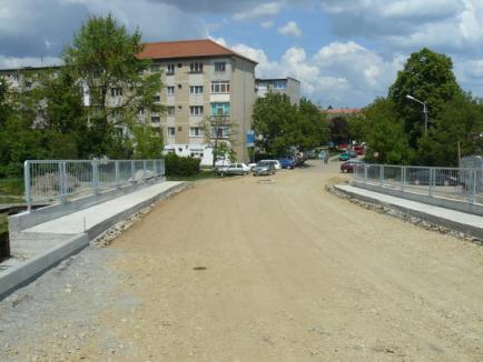 Construcţia podului peste Peţa se apropie de final 